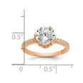 thumbnail image 2 of 10k Solid Yellow Gold Tiara Collection Polished Cubic Zirconia Ring Size 7.00 Ring for Women, 2 of 2