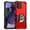 Red, variant on TJS for Motorola Moto G Stylus 5G 2023 Phone Case, with Tempered Glass Screen Protector, [Military Grade] Heavy Duty Magnetic Support Ring Kickstand Cover for Moto G Stylus 5G 2023 (Purple)