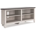 thumbnail image 2 of Signature Design by Ashley Casual Dorrinson Corner TV Stand  Two-tone, 2 of 9