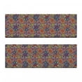 thumbnail image 2 of Batik Bench Cushion Set of 2, Vintage Combined Nested Paisley Motif Oriental Feminine Cultural Eastern Batik Theme, Standard Size Foam Pad and Decorative Cover, Multicolor, by Ambesonne, 2 of 4