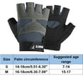 thumbnail image 3 of Protective Gear for Kids Winter Sports Gloves Breathable Half Finger Design for Skating Cycling Gym Workouts Unisex Children Durable Comfort, 3 of 8