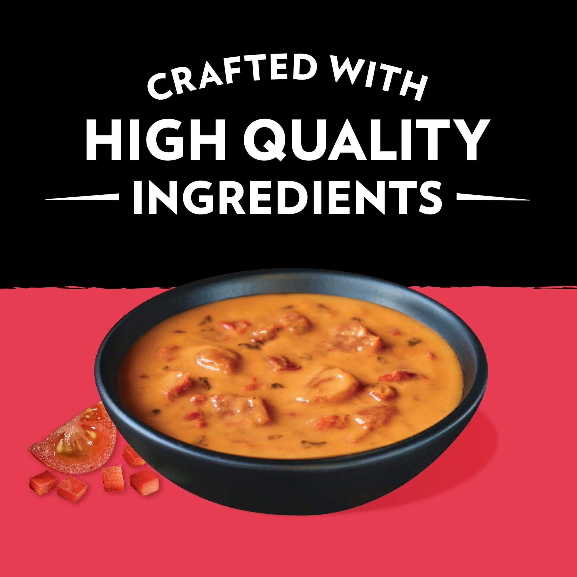 Campbell's Slow Kettle Style Roasted Red Pepper & Smoked Gouda Bisque, 15.5  oz. Tub