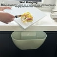 thumbnail image 4 of Wosthever Hanging Kitchen Garbage Bin Cabinet Door vegetable storage residue skin workbench items and food kitchen Box on Organizadores de utensilios de cocina Azul nórdico 28*14*11cm, 4 of 6