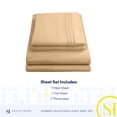 thumbnail image 4 of Sábanas de la colección Sweet Home Supreme Queen Camel, 4 of 6