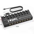 thumbnail image 4 of Mini Audio Mixer 6 8 Channel Line Mixers Stereo For Microphone Guitar Bass 8 Channel, 4 of 9