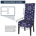 thumbnail image 5 of Spider Web Dining Chair Slipcovers Chair Protectors Seat Covers For Dining Room Hotel Kitchen Purple, 5 of 8