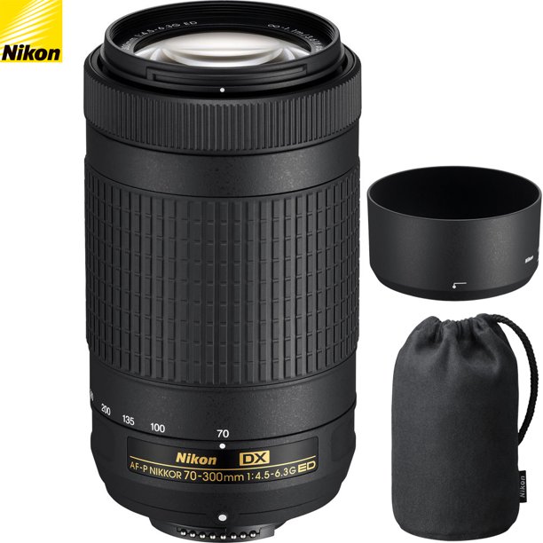 Nikon Af P Dx Nikkor 70 300mm F 4 5 6 3g Ed Lens 061b Certified Refurbished Walmart Com Walmart Com