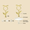 thumbnail image 3 of Uxcell Soporte para Pasteles de 1 Nivel, Juego de 3 Soportes de Metal para Pasteles, Plato para Postres, Dorado, 3 of 7