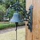 thumbnail image 1 of Timbre de puerta de hierro fundido antiguo, campana de mano para jardín, decoraciones para puerta de pared, interior y exterior JAMW Sencillez, 1 of 5