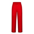 thumbnail image 2 of Mens Work Pants Fashion Rope Loosening Waist Pocket Trousers Loose Sports Trousers Solid Casual Sweatpants for Men, 2 of 4
