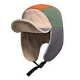 thumbnail image 2 of Caywon Women's Ear Protection Beanie Hat Winter Thickened Outdoor Ski Windproof Large Head Circumference Cold Proof Warm Hat Suitable for Skiing Hiking​, 2 of 3