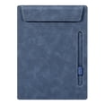 thumbnail image 2 of Upgraded Leather Board Clip, Writing Leather Paper Folder Board with Pen Holder, Clipboard, C, 2 of 5
