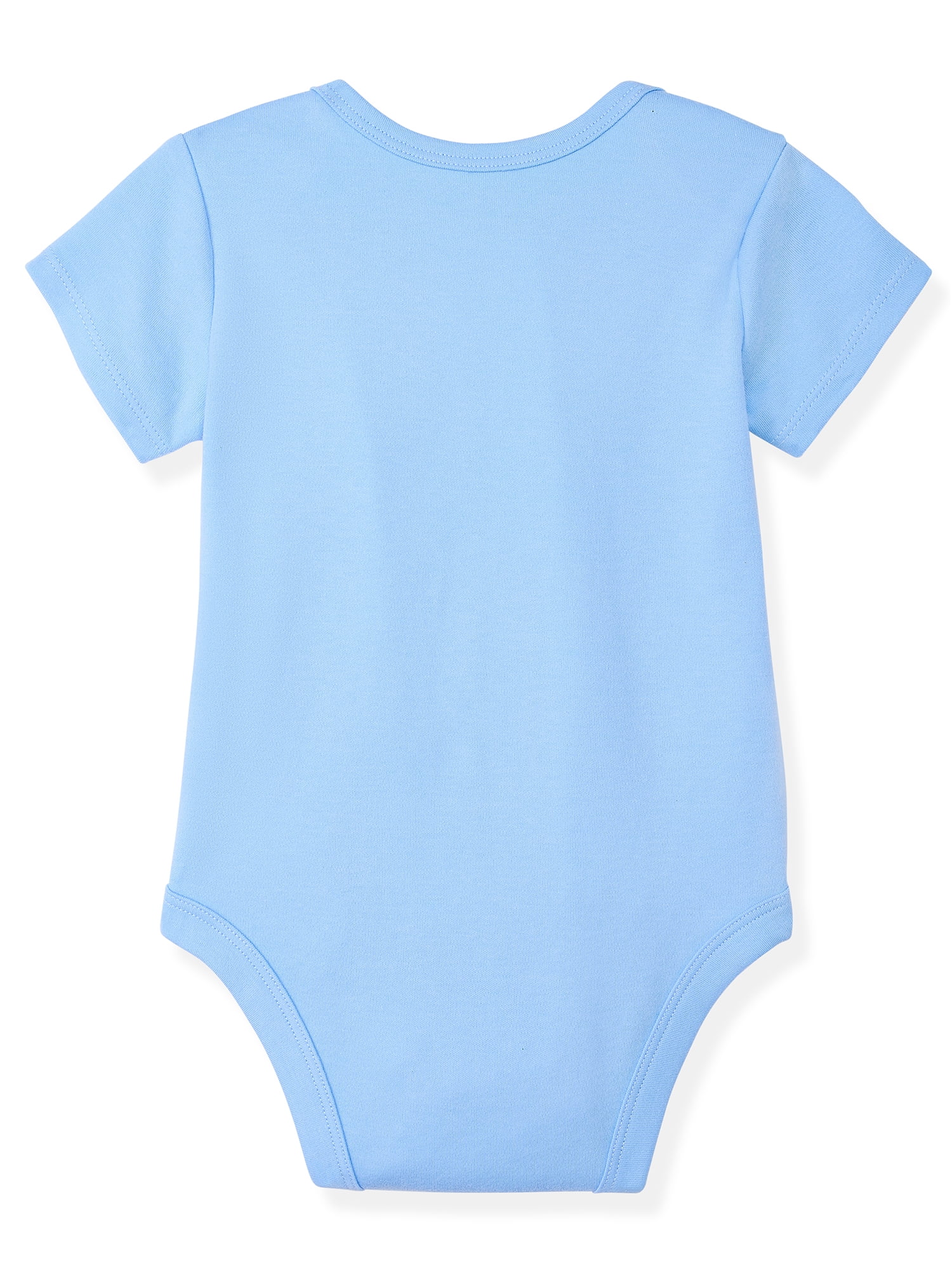 Garanimals Newborn & Baby Boy Cotton Lap-Shoulder Short-Sleeve Bodysuit, Sizes 0–24M