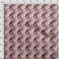 thumbnail image 4 of oneOone Tissu Polyester Spandex Marron Motif Animal Tissu au Mètre 56 Pouces de Large-Yu, 4 of 4
