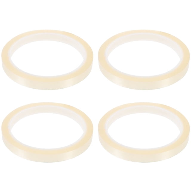 4 rollos de cinta adhesiva resistente a altas temperaturas para soldadura por calor, película de poliéster resistente a la silicona subsensible