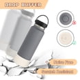thumbnail image 3 of Bota de silicona para botella Hydro Flask de boca ancha de 32 oz, color crema, 3 of 8