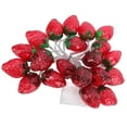 thumbnail image 4 of LED Fruit String Lights, Low Power Consumption Battery Powered Beautiful 20 LED Srawberry String Lights  For Entryways For Christmas, 4 of 8