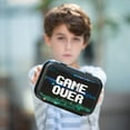 thumbnail image 2 of ZIPIT Black Gamer Recycled Plastic Pencil Box for Kids, Elementary School Box, 2 of 6