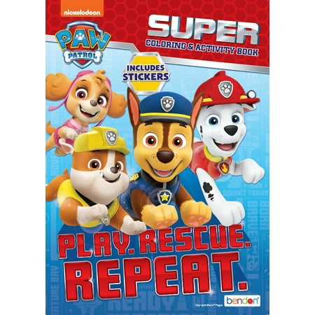 bendon publishing paw patrol super coloring book  walmart