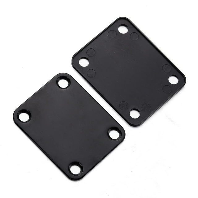 Guitar Roller String Tree Retainers Metal Guitar Neck Plate Electric Guitar Hardware Set with Mounting Screws