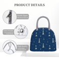 thumbnail image 4 of Fotbe Lighthouses and Anchors Bolsa de Almuerzo con Estampado, Lonchera Aislada, Contenedor de Comida Reutilizable Tipo Cooler a Prueba de Fugas, 4 of 6