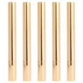 thumbnail image 1 of EeaseCA 5pcs 3ml Empty Nail Polish Pens with Brush Tip Aluminium Tube Cosmetic Applicators Container (Golden), 1 of 7