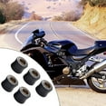 thumbnail image 6 of 5pcs Motorbike 12mm Rear Shock Absorber Cushion Rubber Ring Bush Black, 6 of 6