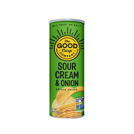 The Good Crisp Company Gluten Free Sour Cream and Onion Snack Chips, 5.6 oz