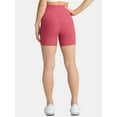 thumbnail image 3 of Avia Women's and Women's Plus Ribbed SoftSculpt Bike Shorts, Sizes XS-4X, 3 of 5