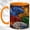 Orange, variant on Elemental Dragon Coffee Mug, Fantasy Dragon Mug, Ceramic 11 oz