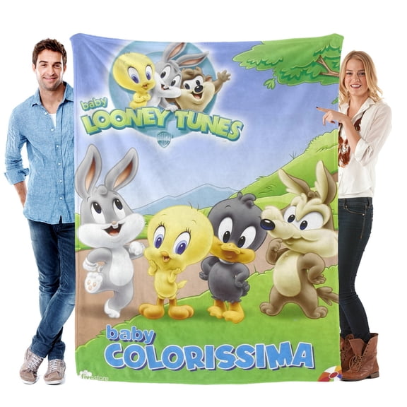 Baby Looney Tunes-Anti-Pilling Flannel Blanket Soft Lightweight Plush Fuzzy Cozy Luxury Blanket for Home and Kitchen Use – Perfect for Kids and Adults