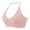 Pink, variant on Women Seamless Halter Sports Bra Open Back Padded Workout Crop Tank Tops Push Up Wireless Bralettes for Workout Gym