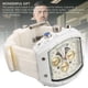 thumbnail image 3 of Relaj de Cuarzo para Hombre, Luminoso, 3 Esferas, Resistente al Agua, Correa de Silicona Suave, Cronógrafo, Reloj Analógico para Uso Informal De Negocios, 3 of 7