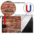 thumbnail image 5 of Old Brick Wall Mailbox Cover Red Stone Wall Vintage Texture Retro Grain Magnetic Mailbox Covers Standard Size 18x21 Inch Farmhouse Mail Box Wraps Post Letter Box Cover for Yard Garden, 5 of 6