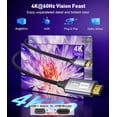 thumbnail image 2 of USB-C to  Cable 6Ft [4K@60Hz] High-Speed USB Type C to  2.0 Braided Cord ( 3/4 Compatible) for  15 Series,  Pro/Air,  Pro,  S8 to S23, 2 of 7