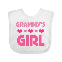 Inktastic Grammy's Girl Granddaughter Girls Baby Bib