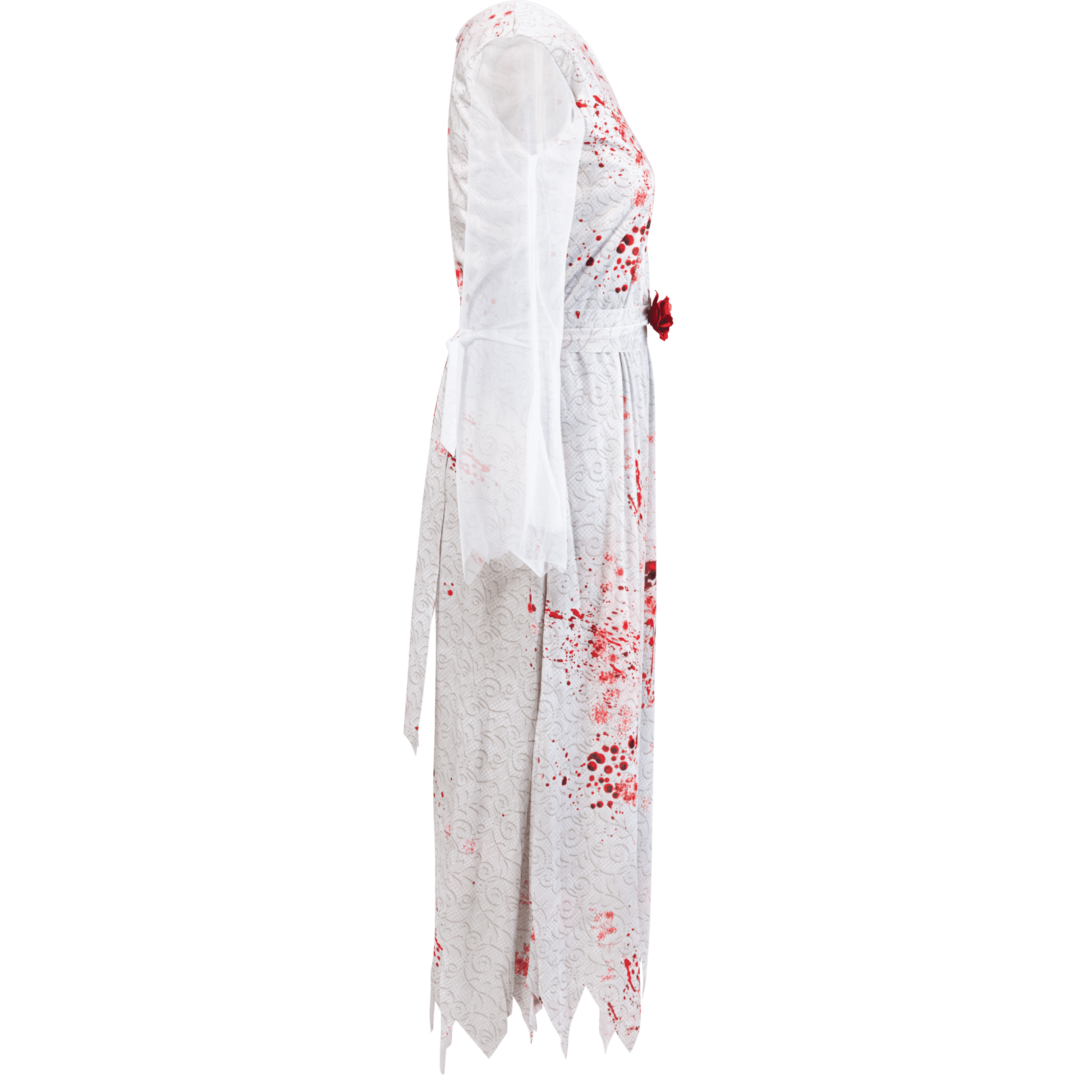 Ghost Bride Halloween Costume for Adults, Women's Size S (4/6), by Way to Celebrate