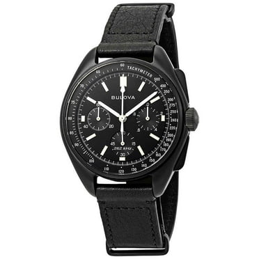 Bulova Men's Black IP Stainless Steel Chronograph Watch