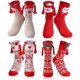 thumbnail image 1 of 4 Pairs Funny Christmas Socks with Magnetic Arms Hand in Hand Socks Christmas Gifts for Women Men Friends Family Partner 37-44, 1 of 4