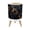 Color 5, variant on Futuristic Small Trash Can with Lid Neon Hexagon Glowing Futuristic Geometric 1.8 Gallon Dog Proof Trash Can Round Garbage Can Waste Bin Wastebasket for Bathroom Bedroom Living Room