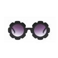 thumbnail image 2 of Wutalume Cute Round Frame Kids Sunglasses with Flower Design and PC Materials, UV Protection Sun Glasses for Children, Adorable and Safe Eyewear for Beach,and Daily Use,Black, 2 of 7