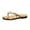 Gold, variant on ibiyuan Cushioned Flip Flops Women Black Thong Sandals Non- Tpr Sole Summer Slippers for Women Lightweight House Shoes for Women