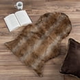 thumbnail image 5 of Somerset Home Faux Sheepskin Area Rug - 2x3 Shag Accent (White), 5 of 6