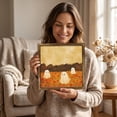 thumbnail image 4 of huayou Flower Field Ghost Framed Wall Picture, 7.87x7.87 inch, Halloween Art Decor Print, Ornament for Mantel, Entryway, Autumn Seasonal Layout, 4 of 7