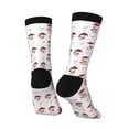 thumbnail image 3 of Goofa Different Mushrooms Printed Men's Crew Socks, Soft Durable Breathable Moisture-Wicking with Odor Control Cotton socks, 3 of 9