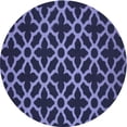 thumbnail image 1 of Ahgly Company Indoor Round Patterned Medium Slate Blue Area Rugs, 6' Round, 1 of 6