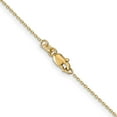 thumbnail image 3 of 14K Yellow Gold Cable Chain Styles Necklace 18 inch .8 mm Diamond-cut with Lobster Clasp 0.8, 3 of 4
