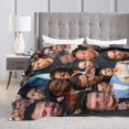 thumbnail image 5 of Sebastians Cute 3D Print Soft Throw Blankets Stan Ultra Warm Blanket Flannel All Seasons Blankets for Sofa Bed Travel and Camping 80"X60", 5 of 6