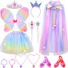 JoyStone 13Pcs Princess Dress Up Toys for Toddler Girls, Butterfly Wings, Presents Jewelry Toys for… — $25.49 (49% off)