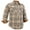 05 Khaki Navy, variant on COEVALS CLUB Men's Flannel Western Pearl Snap Corduroy Lined Plaid Work Long Sleeve Shirts 08 Merlot Gray Small